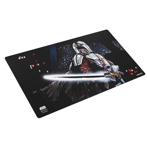 Asmodee Star Wars: Unlimited Mandalorian Prime Game Mat -61X35 Cm Anti-Slip Mat