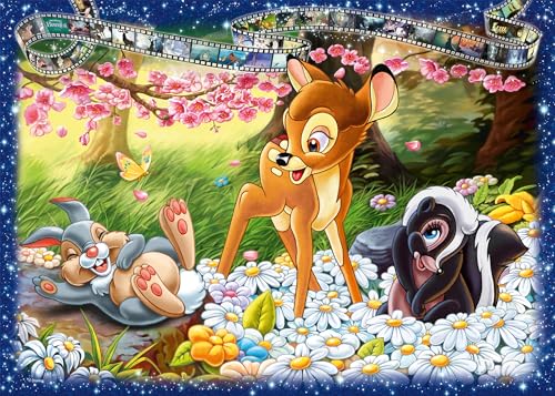 Ravensburger 12000313 - Bambi (1942) - Puzzle 1000 Pezzi – Puzzle Adulti E Ragazzi Da 14 Anni, Puzzle Disney, Disney Regalo