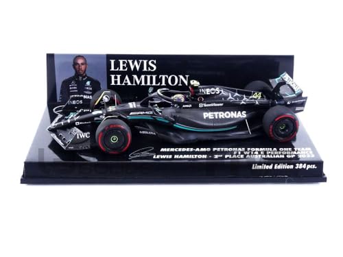 Minichamps 417230344 - Mercede. A-M-G W14 Lewis Hamilton Australian Gp 2023 - Scala 1/43 - Modello Da Collezione
