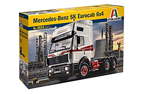 Italeri Mercedes-Benz Sk Eurocab 6X4-Model Kit-Scala 1:24, 3924
