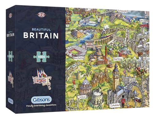 Gibsons Puzzle Da 1000 Pezzi, Motivo: Gran Bretagna, Gibg7080