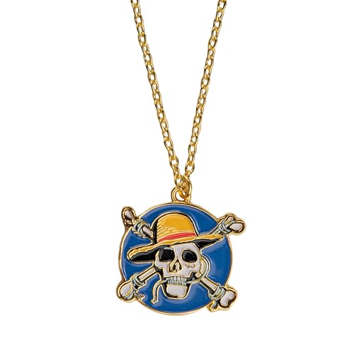 Cinereplicas One Piece - Collana Luffy - 2,9 * 2,7Cm - Licenza Ufficiale