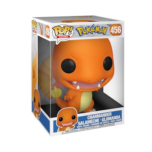 Funko Pop! Games: Pokemon - 10" Charmander - Figura In Vinile Da Collezione - Idea Regalo - Merchandising Ufficiale - Giocattoli Per Bambini E Adulti 