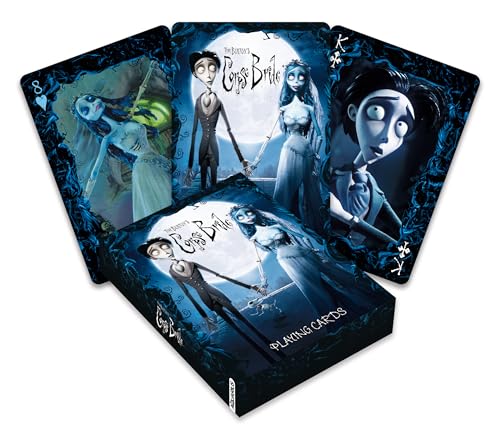 Aquarius Carte Da Gioco Della Sposa Cadavere - Mazzo Di Carte A Tema Sposa Cadavere Per I Tuoi Giochi Di Carte Preferiti - Merchandise E Oggetti Da Co