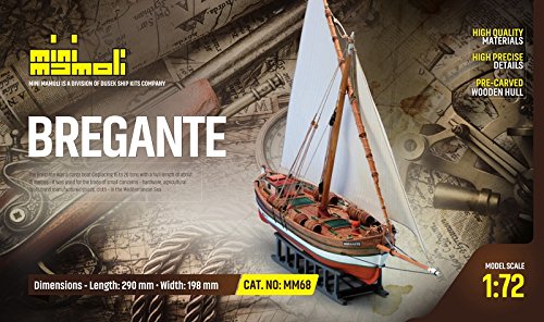 Mini Mamoli - Modello Kit Barca Bregante-Leudo Mediterraneo Serie Minimamoli Scala 1:72 - Dus_Mm68