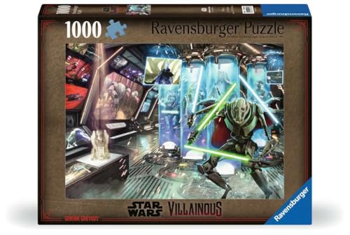 Ravensburger 12000270 - Star Wars Villainous: General Griev - Puzzle 1000 Pezzi – Puzzle Adulti E Ragazzi Da 14 Anni, Puzzle Star Wars, Regalo Star Wa