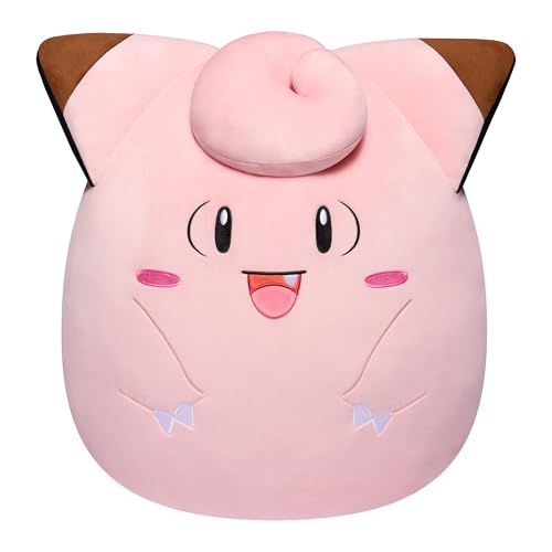 Squishmallows Pokémon X Sqpk00040 – Piepi 35 Cm Ufficiale Pokémon, Super Morbido