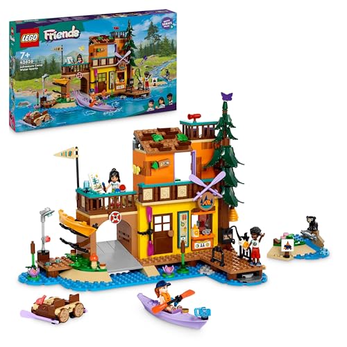 Lego Friends Campo Avventura - Sport Acquatici, Giochi Di Ruolo Educativi Per Bambine E Bambini Da 7 Anni Con Molo E Campeggio Giocattolo Da Costruire