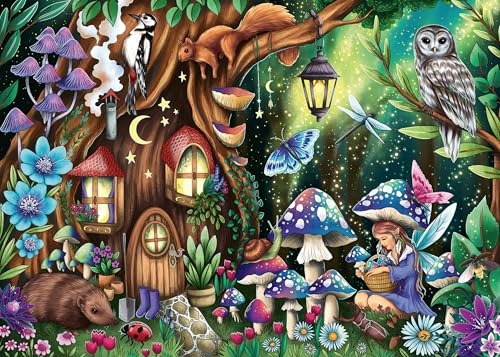 Ravensburger 12000786 - Nella Foresta Magica - Puzzle 1000 Pezzi – Puzzle Adulti E Ragazzi Da 14 Anni, Puzzle Fantasy