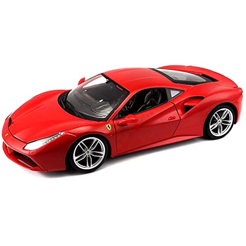 Bburago- Burago Ferrari 488 Gtb R&P-1:18 Modellino Die Cast, Colore Rosso, Scala, 873195