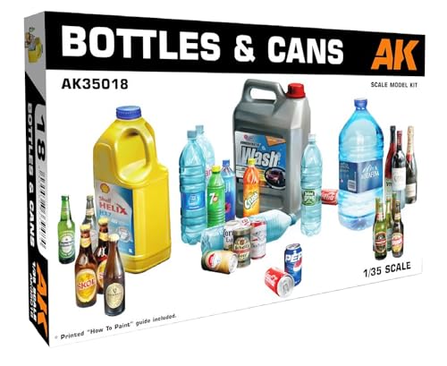 Ak Interactive Ak35018 Bottiglie E Lattine 1/35