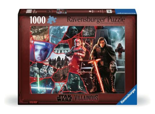 Ravensburger 12000268 - Star Wars Villainous: Kylo Ren - Puzzle 1000 Pezzi – Puzzle Adulti E Ragazzi Da 14 Anni, Puzzle Star Wars, Regalo Star Wars