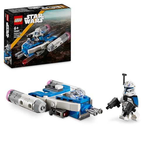 Lego Star Wars Microfighter Y-Wing Di Captain Rex, Mini Astronave Giocattolo Da Collezione Da Le Guerre Dei Cloni, Giochi Per Bambini E Bambine Da 6 A