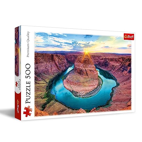 Trefl Grand Canyon, Stati Uniti 500 Elementi Appassionati Di Viaggio, Intrattenimento Creativo, Tempo Libero, Puzzle Classici Per Adulti E Bambini Dai