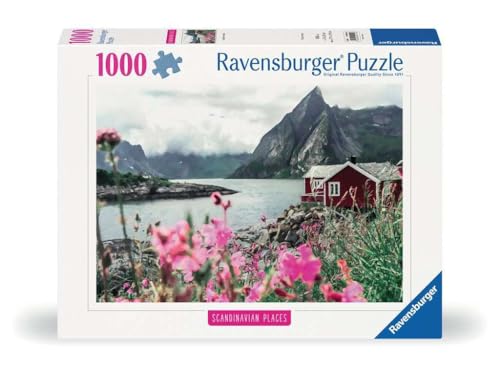 Ravensburger 12000112 - Lofotne, Norvegia - Puzzle 1000 Pezzi – Puzzle Adulti E Ragazzi Da 14 Anni, Puzzle Norvegia