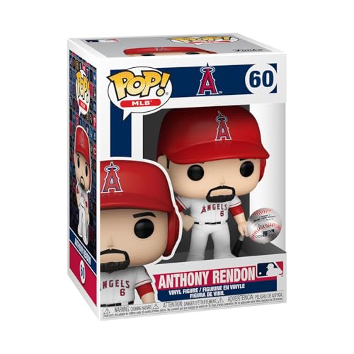 Funko Pop! Mlb: Angels - Anthony Rendon - (Home Uniform) - Figura In Vinile Da Collezione - Idea Regalo - Merchandising Ufficiale - Giocattoli Per Bam