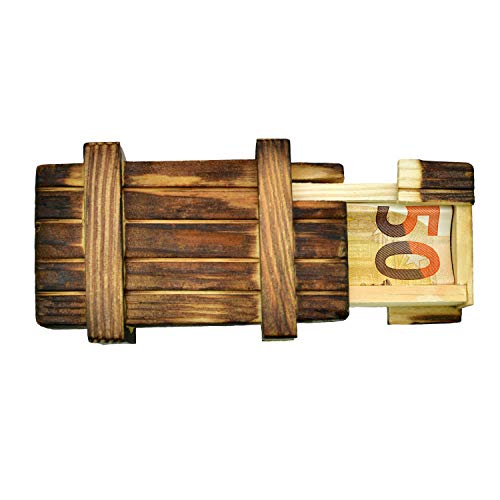 Store-Hd - Scatola Regalo Magica In Legno Con 1 Scomparto Segreto Per Regali Di Denaro, Buoni O Gioielli Lui Sposi Maturità Scatole Originali Apribile