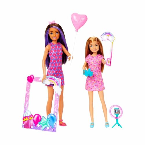 Barbie Celebration Fun Birthday Skipper E Stacie Doll Confezione Da 2