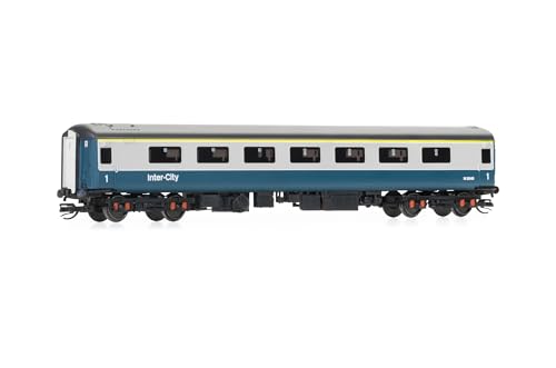 Hornby Tt:120 Tt4018 Br, Mk2F First Open, M3374-Era 7 Railway-Rolling Stock Coach Packs, Blu