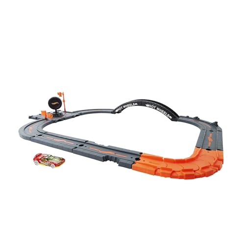 Hot Wheels - Pack Di Espansione Della City, Set Da 10 Pezzi Con Base Per Pista E Pezzi Per Costruire Una Destinazione Urbana, Macchinina Hot Wheels In