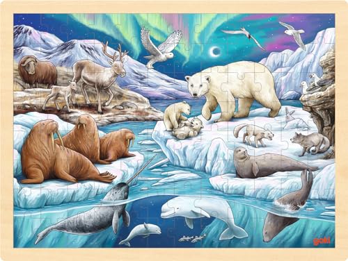 Goki- Puzzle In Legno, 57328