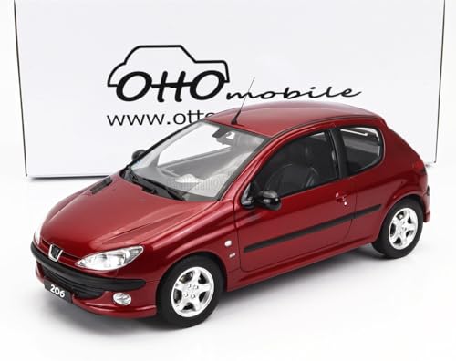 Otto Mobile 1/18 206 S16 1999 Rosso Ot1039
