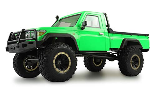 Amewi 22467 Amxrock Rcx8B Scale Crawler Pick-Up 1:8, Rtr Verde