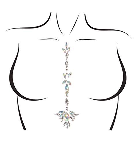 Leg Avenue Body Jewels Sticker G Adesivo Accessoire, Trasparente, Taglia Unica, Body011 18322-183-O/S