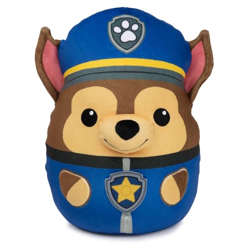 Gund Paw Patrol Chase Squish Plush, Toy Ufficiale From The Hit Cartoon, Squishy Stuffed Animal For Ages 1 And Up, 8"
