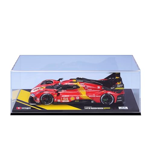 Bburago - 1/18 Ferrari Deluxe - 499P Lmh 2023#51 - Rosso - Nuova 2024: Replica Metallica -Interni Dettagliati, Porte E Cofano Apribili In Scala 1/18.