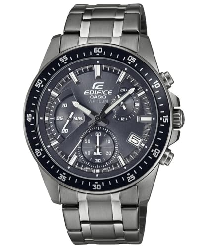 Casio Orologio Cronografo Al Quarzo Uomo Con Cinturino In Acciaio Inossidabile Efv-540Dc-1Cvuef