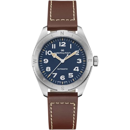 Hamilton Khaki Field Expedition Auto Orologio Da Uomo Blu H70315540, Moderno