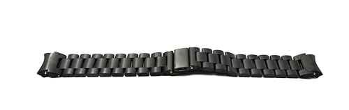 System-S Cinturino 22Mm In Alluminio Con Fibbia Deployante Per Galaxy Watch 6 Classic Nero, Metallizzato/Nero, Eine Grösse
