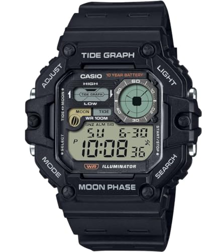 Casio Orologio Digitale Al Quarzo Da Uomo Con Cinturino In Plastica Ws-1700H-1Avef