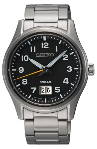 Seiko Orologio Analogico Al Quarzo Uomo Con Cinturino In Acciaio Inossidabile Sur569P1