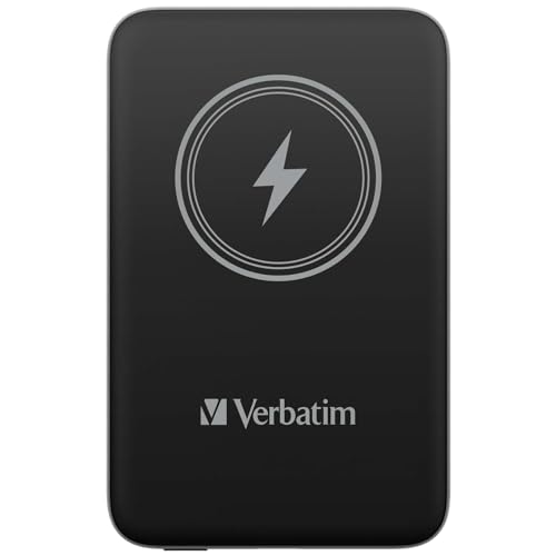 Charge 'N' Go Magnetic Wireless Power Bank 10000 Black