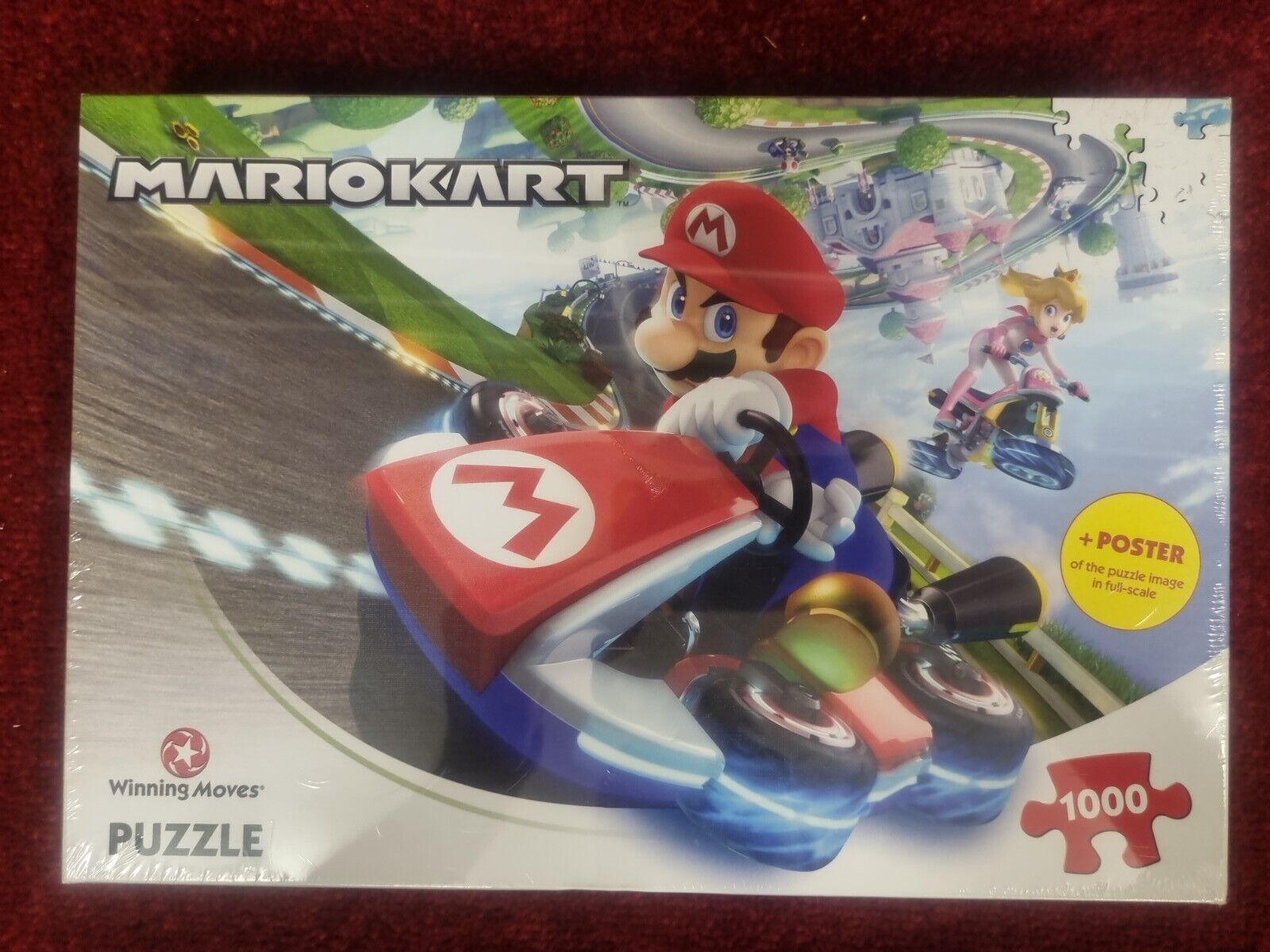 Winning Moves Mario Kart Funracer Jigsaw Puzzle 1000 Piece