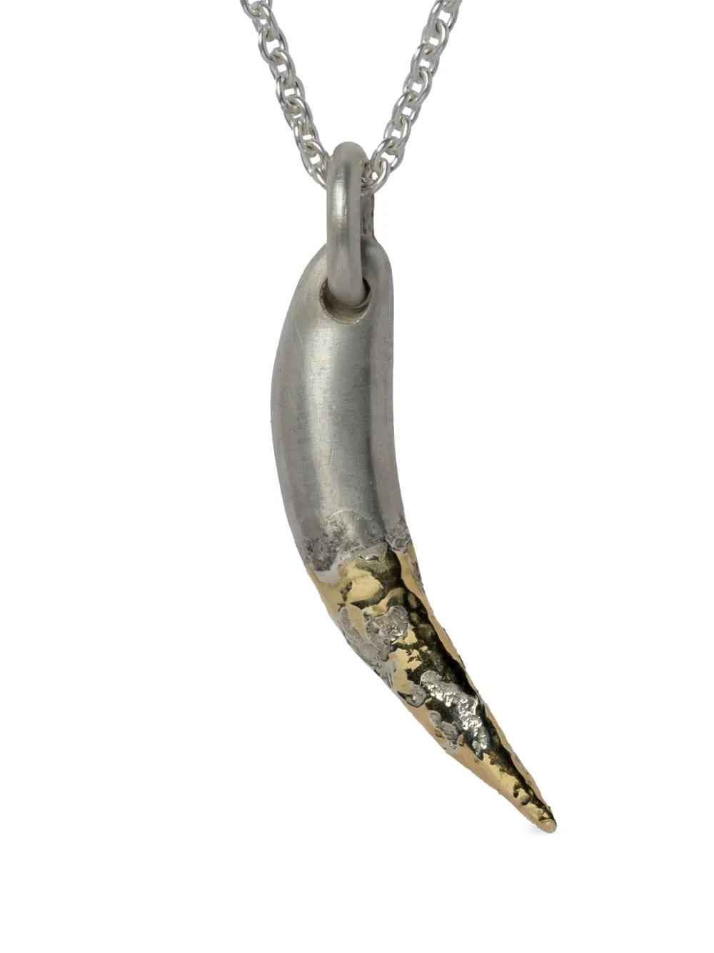 Parts of Four Ghost pendant necklace - Argento