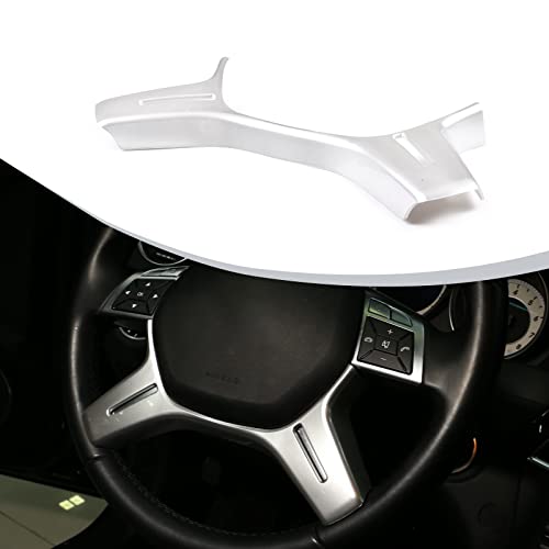 Diyucar Matt Argento Abs Cromato Per Benz Classe C W204 C180 C200 2011-2013 Auto Volante Decorazione Trim Accessori E Ml Classe Gl W212 X166 W166