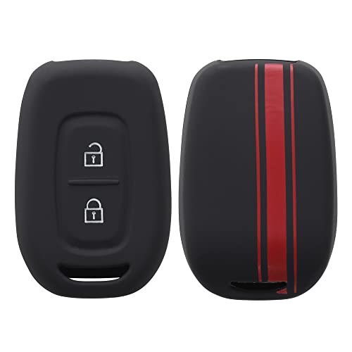 Kwmobile Custodia Coprichiave Compatibile Con Renault Dacia Con 2 Tasti Controllo Remoto Cover - Copritelecomando Chiave Auto - Copri Chiavi Macchina 
