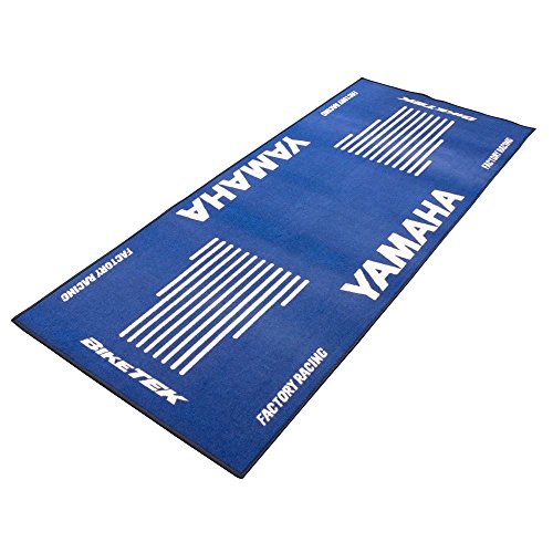 Biketek, Series 3, Tappetino Moto Per Box Da Corsa, Con Logo Yamaha