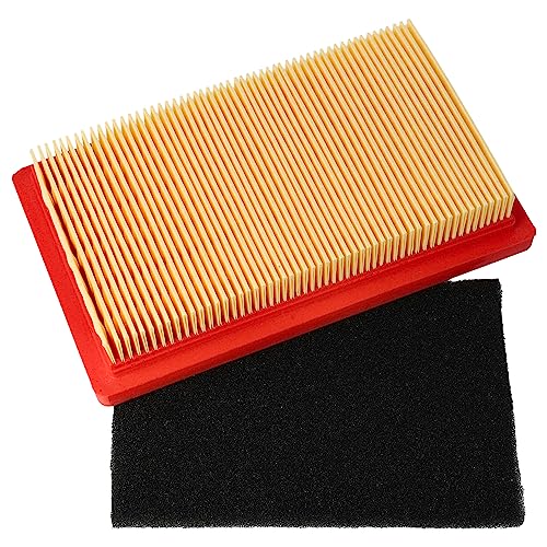 Vhbw Set Di Filtri Dell'Aria Arancione, Nero Compatibile Con Tosaerba Fleurelle Bm 45 Ohv
