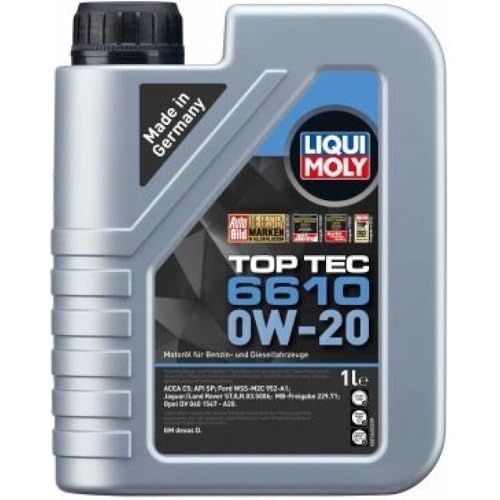 1 Liter Liqui Moly 0W-20 Top Tec 6610 Ford Wss-M2C952-A1, Stjlr.03.5006, Mb 229.71