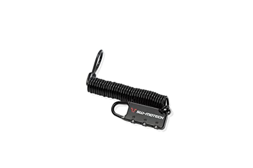 Sw-Motech Cable Lock For Motorcycle Luggage Black. Combination Lock. 180 Cm.