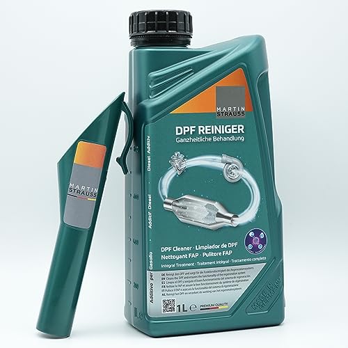 Martin Strauss Pulitore Filtro Antiparticolato Fap Dpf, 3 Dosaggi, Trattamento Completo Egr + Turbo, Cura Il Sistema Fap Dpf