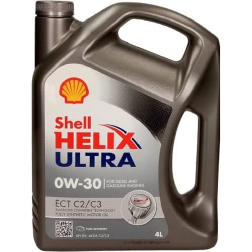 Royal Dutch Shell Lubrificanti 550046307 Helix Ultra Ect C2 C3 0 W-30 Sythetic Olio Motore, 4 L