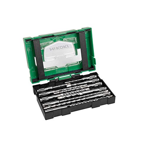 Hikoki 40030030 – Set Trapano Sds Plus, 10 W, 240 V, 5 – 12 Mm, 10 Pezzi