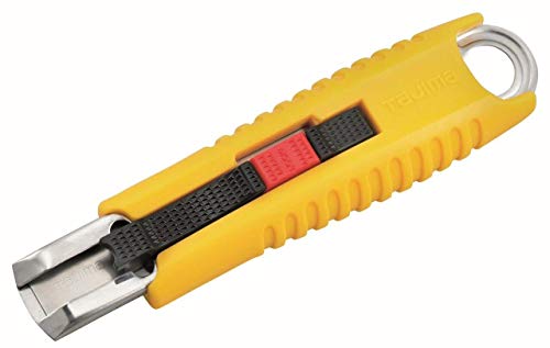 Tajima Lc959X - Coltello Di Sicurezza, Per Mancini E Destrorsi, Con Chiusura A Scorrimento, Inserimento Automatico Della Lama