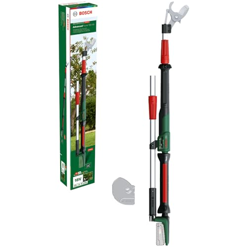 Bosch Cesoia A Batteria Advancedprune 18V-45, Per Tagliare Senza Fatica Rami Fino A 45 Mm, Sistema A 18 Volt, Fino A 600 Tagli, Con Asta Di Prolunga,