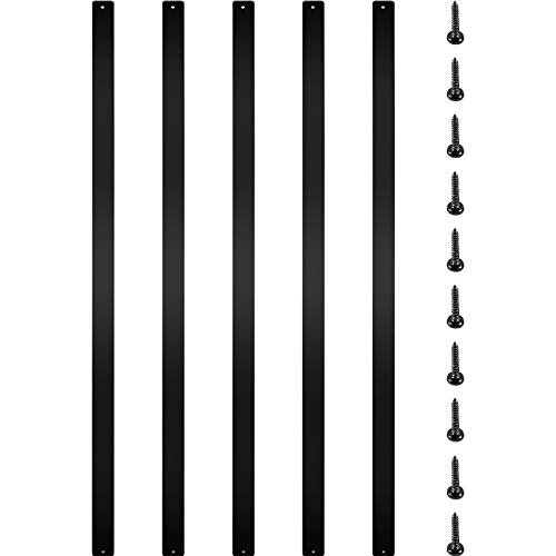 Vevor Balaustre Per Ponte, Confezione Da 16 Mandrini In Metallo, 74,9 X 2,5 Cm, Balaustra Per Scale Con Viti, Ringhiera In Lega Di Alluminio Per Ponte